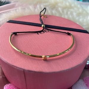 Gold and nylon TOUS Cool Joy Bracelet with bear